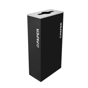 Image for Kaleidoscope 17 Gallon Rectangular Recycling Receptacle Rc-Kd17-P Blx from HD Supply