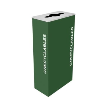 Image for Kaleidoscope 17 Gallon Rectangular Recycling Receptacle Rc-Kd17-R Egx from HD Supply