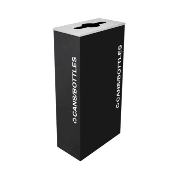 Image for Kaleidoscope 17 Gallon Rectangular Recycling Receptacle Rc-Kd17-C Blx from HD Supply
