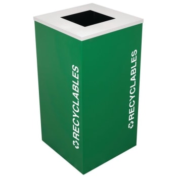 Image for Kaleidoscope 24 Gallon Square Modular Recycling Receptacle Rc-Kdsq-R Egx from HD Supply