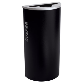 Image for Kaleidoscope Black Tie 8 Gallon Round Recycling Receptacle Rc-Kdhr-C Bt-Pbg from HD Supply