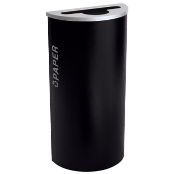 Image for Kaleidoscope Black Tie 8 Gallon Round Recycling Receptacle Rc-Kdhr-P Bt-Pbg from HD Supply