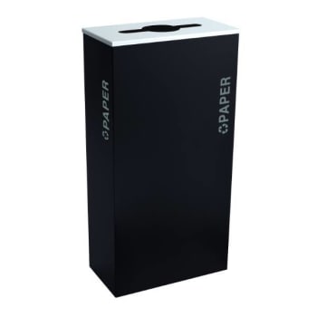 Image for Kaleidoscope Black Tie Series 17 Gallon Recycling Receptacle Rc-Kd17-P Bt-Pbg from HD Supply