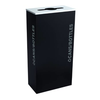 Image for Kaleidoscope Black Tie Series 17 Gallon Recycling Receptacle Rc-Kd17-C Bt-Pbg from HD Supply