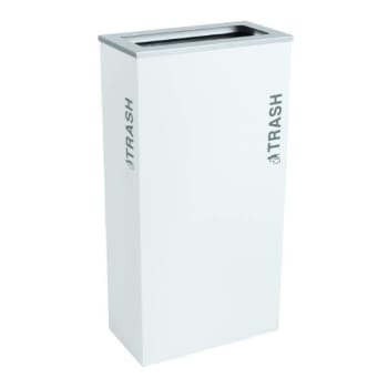 Image for Kaleidoscope Black Tie Series 17 Gallon Recycling Receptacle Rc-Kd17-T Bt-Wht from HD Supply