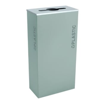Image for Kaleidoscope Black Tie Series 17 Gallon Recycling Receptacle Rc-kd17-pl Bt-hmg from HD Supply