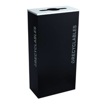 Image for Kaleidoscope Black Tie Series 17 Gallon Recycling Receptacle Rc-Kd17-R Bt-Pbg from HD Supply