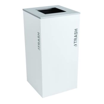 Image for Kaleidoscope Black Tie Series 36 Gallon Recycling Receptacle Rc-Kd36-T Bt-Wht from HD Supply