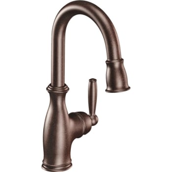 Image for Moen® Brantford™ Pull-Down Bar Faucet, 1.5 GPM, Oil Rubbed Bronze, 1 Handle from HD Supply