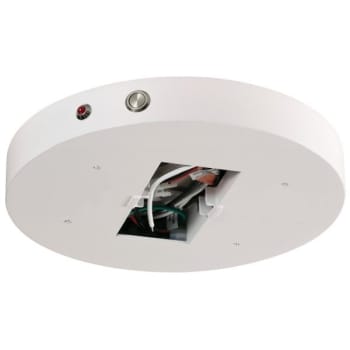 Image for AFX 15W Edge LED Round 8" Ceiling Flush Mount, Battery Back-Up, White, 3000K from HD Supply