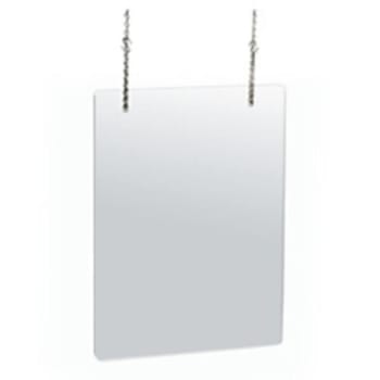 Image for Azar Displays Hanging Adjustable Cashier/sneeze Guards, 18 X 24,  Package Of 2 from HD Supply