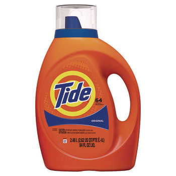 Image for He Liquid Laundry Detergent, Original Scent, 64 Loads, 84 Oz Bottle, 4/Carton from HD Supply