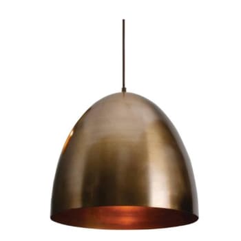 Image for Afx Brooklyn 16 In. 1-Light Pendant Fixture (Antique Brass) from HD Supply