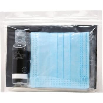 Image for Generic PPE Kit With 2 Masks And 1 30Ml Sanitizer, Case Of 84 from HD Supply