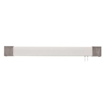Image for AFX Lighting Harvard 56W LED Clean Room Light Fixture (Weathered Grey/Linen White) from HD Supply