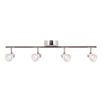 Image for AFX Gage 4-Light Fixed Rail LED 27 Watt - Polished Chrome - Clear from HD Supply