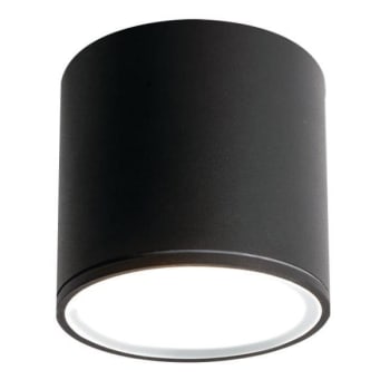 Image for AFX Everly 12W 1-Light Outdoor Ceiling Light (Black) from HD Supply