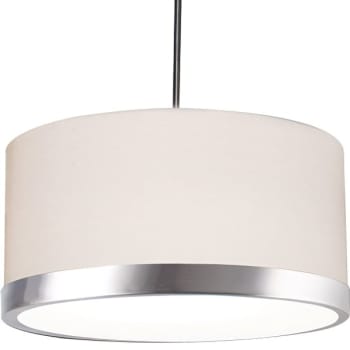 Image for Afx Evanston 25 In. 1-Light Pendant Fixture (Satin Nickel) from HD Supply