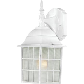 Image for Nuvo Lighting® Adams 6.12 x 13.75 in. 1-Light Outdoor Lantern (White) from HD Supply