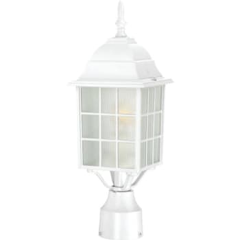 NUVO Lighting® One-Light Outdoor Post-Top Lantern White