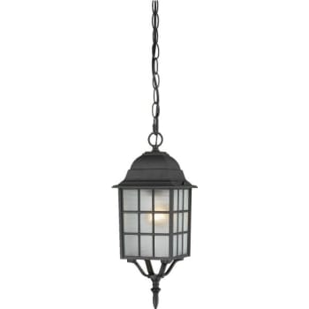 Image for NUVO Lighting® Adams 6 in. 1-Light Outdoor Pendant Fixture (Textured Black) from HD Supply