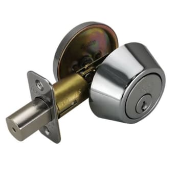 Image for Design House Single Cylinder Polished Chrome Deadbolt from HD Supply