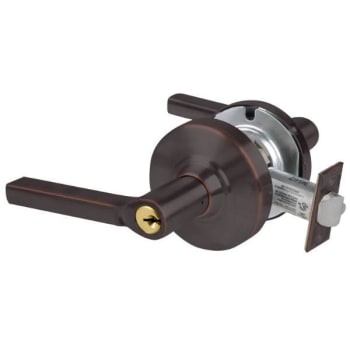 Image for Schlage Alx Entrance Lockset, S123 Keyway, Aged Bronze, Non-Handed from HD Supply