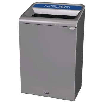 Image for Rubbermaid Configure 33 Gal Stenni Gray 1-Stream Mixed Recycling Container from HD Supply