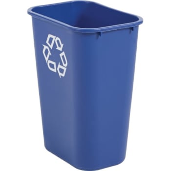 Image for Rubbermaid 10 Gal Blue Desk-Side Paper Recycling Container (12-Pack) from HD Supply