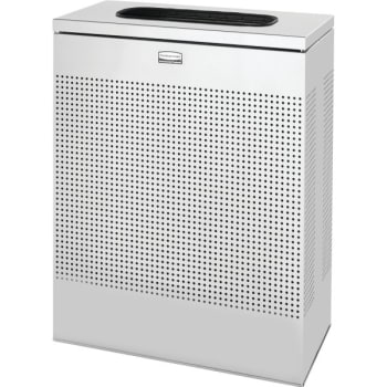 Image for Rubbermaid Fgsr18sspl Silhouettes 40 Gal Ss Rectangle Waste Receptacle from HD Supply