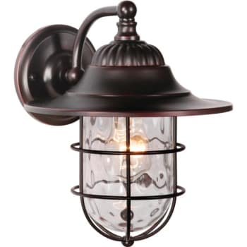 Image for Craftmade™ Fairmont 8 x 10.63 in. 1-Light Outdoor Lantern (Oiled Bronze Gilded) from HD Supply