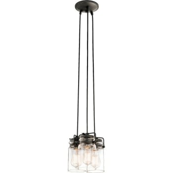Image for Kichler® 9 in. 100W 3-Light Pendant Fixture (Olde Bronze) from HD Supply