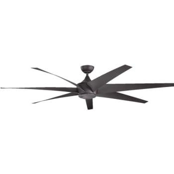 Image for Kichler® Lehr 80 in Single-Mount Ceiling Fan (Distressed Black) from HD Supply