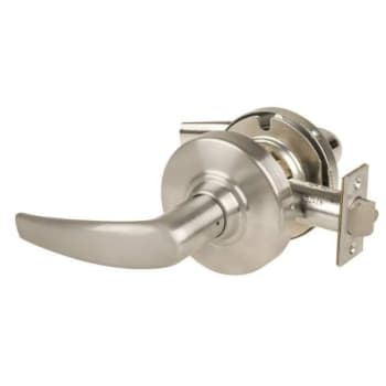 Image for Schlage Alx Passage Lockset, Athens Lever, Keyless, Satin Nickel, Non-Handed from HD Supply