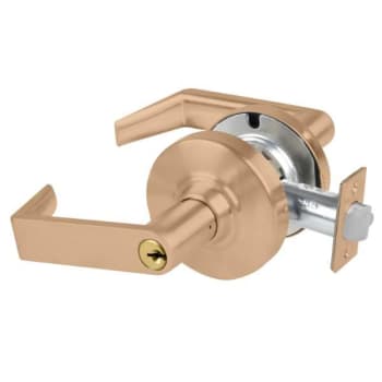 Image for Schlage Alx Storeroom Lockset, S123 Keyway, Satin Bronze, Non-Handed from HD Supply