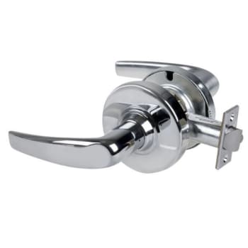 Image for Schlage Alx Passage Lockset, Athens Lever, Keyless, Bright Chrome, Non-Handed from HD Supply