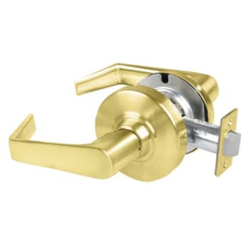 Image for Schlage Alx Passage Lockset, Saturn Lever, Keyless, Satin Brass, Non-Handed from HD Supply