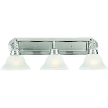 Design House® Millbridge 24 In. 3-Light Incandescent Bath Vanity Fixture (Satin Nickel)