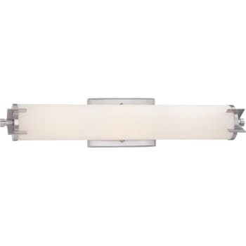 Cordelia Lighting 24" LED Bath Vanity Fixture, 30 Watt, Satin Platinum