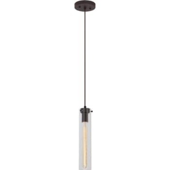 Image for Volume Lighting One-Light Mini-Pendant, Cylinder Glass, Vintage Light Bulbs from HD Supply