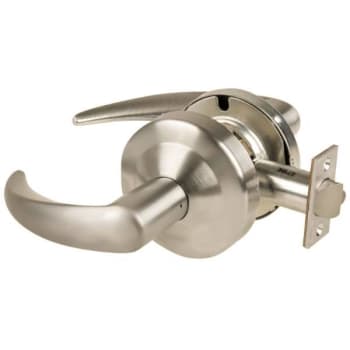 Image for Schlage Alx Passage Lockset, Omega Lever, Keyless, Satin Nickel, Non-Handed from HD Supply