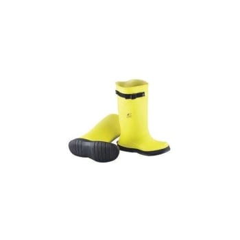 Image for 17" Pvc Overboots With Strap, Men's Size 9, Yellow, Package Of 1 Pair from HD Supply