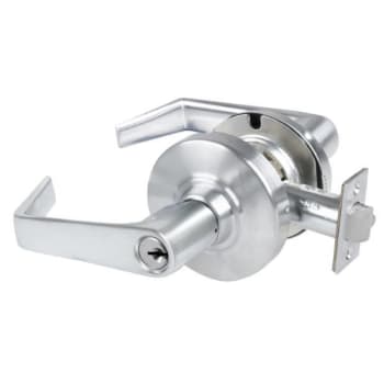 Image for Schlage Alx Office Lockset, Saturn Lever, S123 Keyway, Satin Chrome, Non-Handed from HD Supply