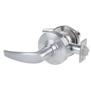 Image for Schlage Alx Passage Lockset, Athens Lever, Keyless, Satin Chrome, Non-Handed from HD Supply