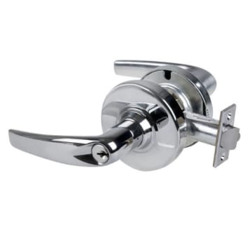 Image for Schlage Alx Storeroom Lockset, Athens, S123 Keyway, Bright Chrome, Non-Handed from HD Supply