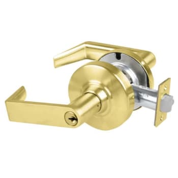 Image for Schlage Alx Entrance Lockset, S123 Keyway, Satin Brass, Non-handed from HD Supply