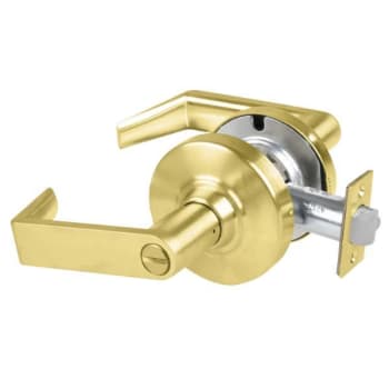 Schlage Alx Privacy Lockset, Keyless, Satin Brass, Non-Handed