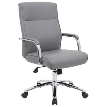 Boss Modern Executive Conference Chair, Grey
