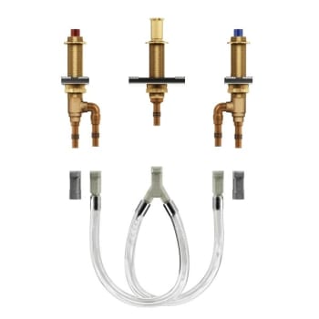 Image for Moen  Two Handle Roman Tub Valve 10" Center 1/2" CPVC Crimp Ring PEX Connection from HD Supply