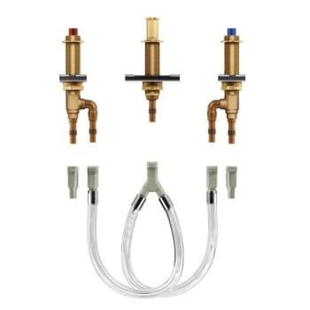 Image for Moen M-Pact Two Handle Roman Tub Valve 10" Center 1/2" Crimp PEX Cold Expansion from HD Supply